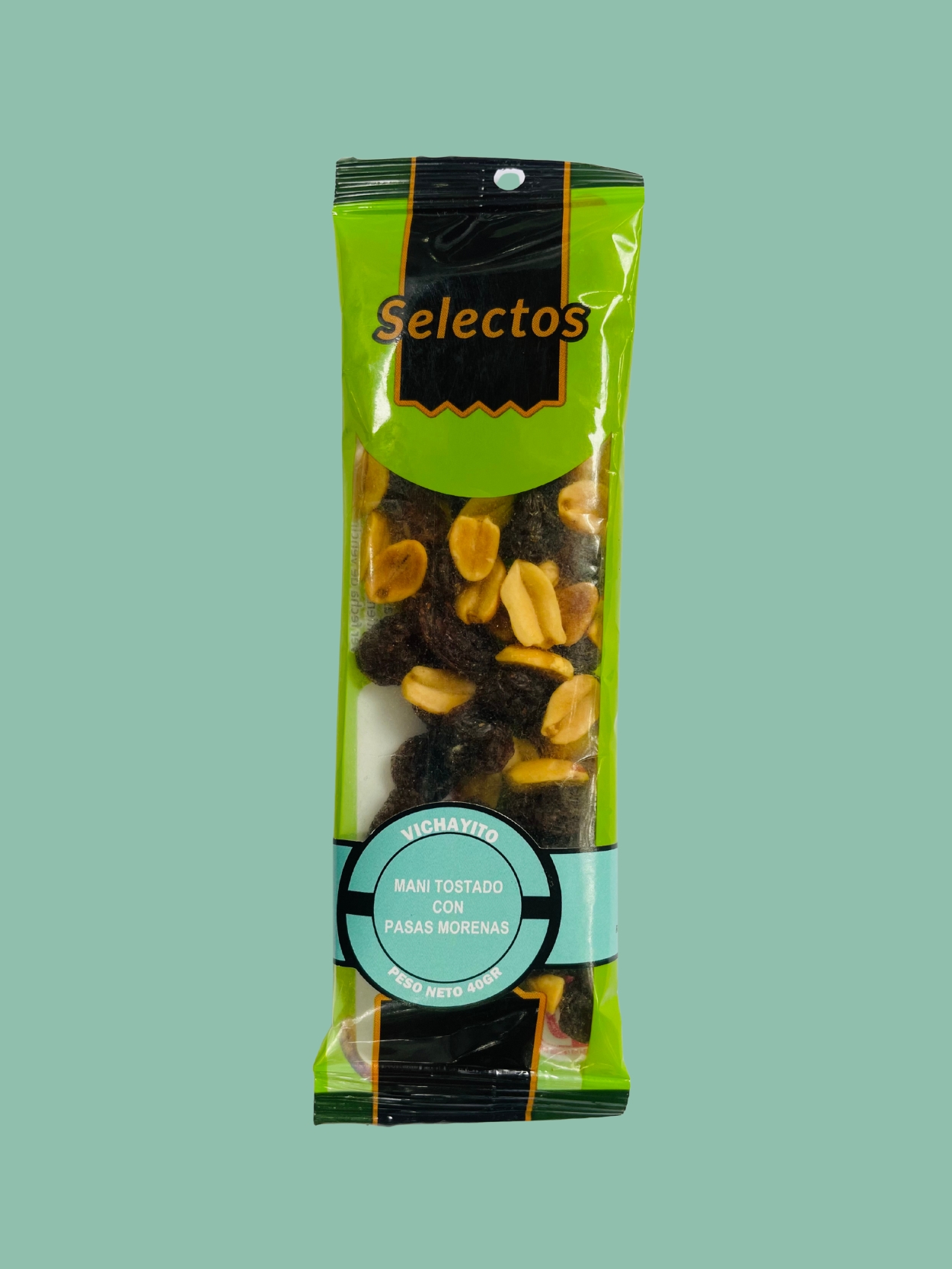 Maní Tostado con Pasas Morenas